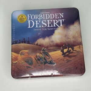 Forbidden Desert Thirst for Survival Cooperative Board Game Tin 2016 Gamewright